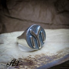 Мъжки сребърен пръстен "Тангра" R-793